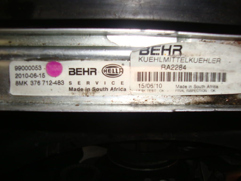 Help..New Behr radiator from Autohausaz vs. dealer Behr from dealer